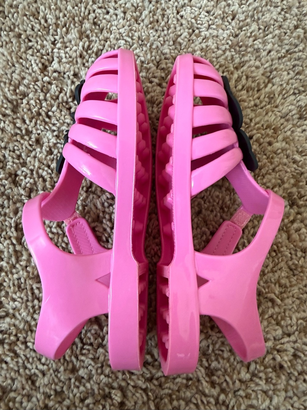 Disney Minnie Mouse & Daisy Duck Pink Jelly Sandals Girls Size 11 - Picture 6 of 10